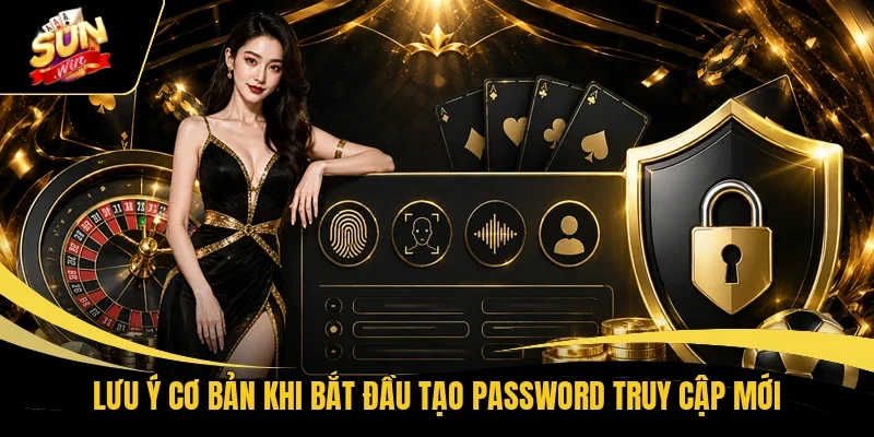 Lưu ý cơ bản khi bắt đầu tạo password truy cập mới