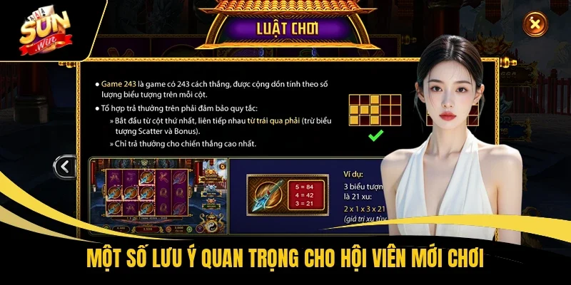 Một số lưu ý quan trọng cho hội viên mới chơi
