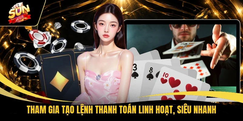 Tham gia tạo lệnh thanh toán linh hoạt, siêu nhanh